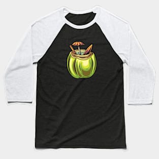 Coconut Summer Baseball T-Shirt